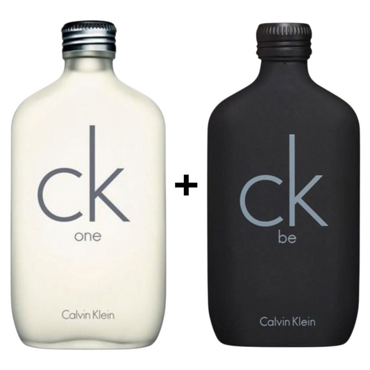 CALVIN KLEIN- CK be 100 ml + ck one 100 ml ( offre )