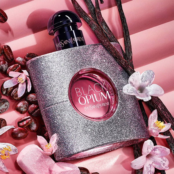 YVES SAINT LAURENT - BLACK OPIUM Edp GLITTER 90 ml